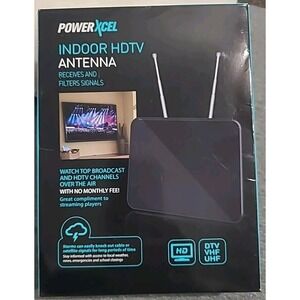 PowerXcel Indoor HDTV Antenna Receives and Filters Signals
